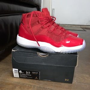 Red Nike Retro 11 Air Jordans